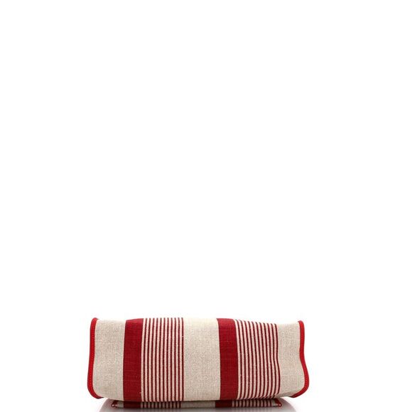 Hermes Herbag Zip H Vibration Toile and Leather 31 Neutral, Red, Multicolor - Picture 5 of 9